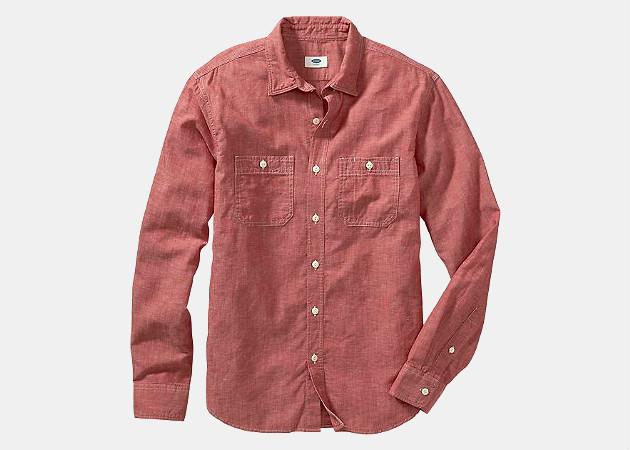 Old Navy Slim-Fit Chambray Shirt