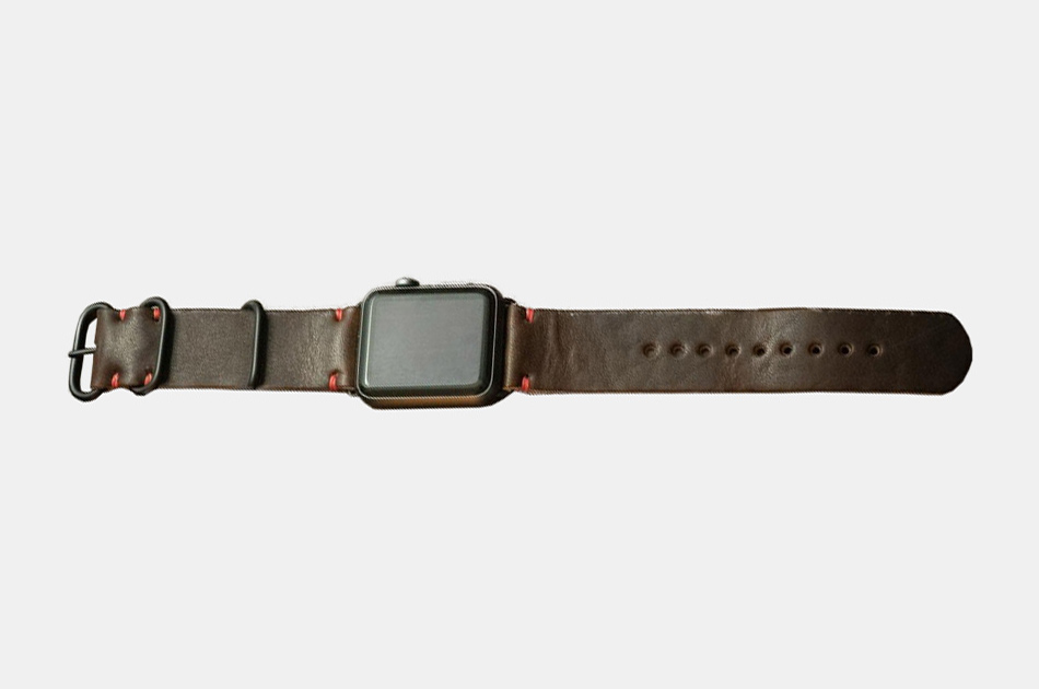 Popov Leather Apple Watch Strap - Heritage Brown