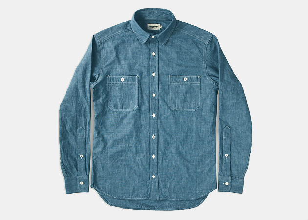 Taylor Stitch The California in Blue Everyday Chambray