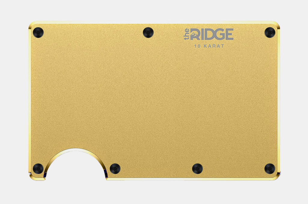 The Ridge 18 Karat Gold Plated Wallet